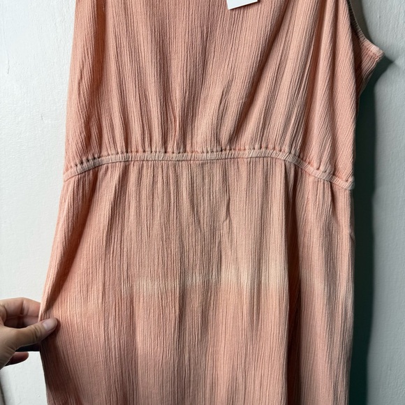 Anthropologie Daily Practice Pink Acid Wash Racerback Tank Dress NWT - Picture 7 of 8